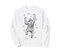 Rock Climber Indoor Wall Climbing Orangutan Funny Climbers Sweatshirt