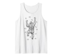 Rock Climber Indoor Wall Climbing Orangutan Funny Climbers Tank Top