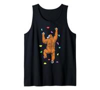 Rock Climber Indoor Wall Climbing Orangutan Funny Climbers Tank Top