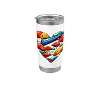 Rock Climbing and Bouldering Wall Heart Shape Stainless Steel Insulated Tumbler