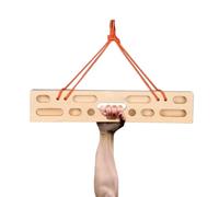 Rock Climbing Beam, Portable Wooden Multi-Grip Climbing Traction Tool and Grip for Beginner Climbers Men and Women Home Gym Fitness Indoor Workout