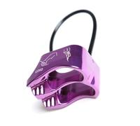 Rock Climbing Belay Rappel Device Mountaineering Arborist Paracord Descender Gear Backpacking Downhill Hardware Purple