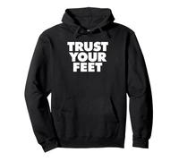 Rock Climbing Bouldering Trust Your Feet Pullover Hoodie