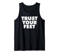 Rock Climbing Bouldering Trust Your Feet Tank Top
