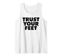 Rock Climbing Bouldering Trust Your Feet Tank Top