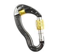 Rock Climbing Carabiner Lightweight 25kN for Caving Mountain Climbing Yellow