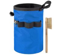 Rock Climbing Chalk Bag Outdoor Bouldering Magnesia Pouches Closures Bag Bouldering Chalk Climbing Equipment Waterproofs With Brush & Zippers Pockets