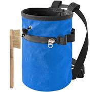 Rock Climbing Chalk Bag With Brush & Zippers Pockets Adjustable Bouldering Chalk Bag Bucket For Gym Climbing Gymnastic Magnesia Powder