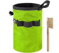 Rock Climbing Chalk Bag With Brush & Zippers Pockets Adjustable Bouldering Chalk Bag Bucket For Gym Climbing Gymnastic Magnesia Powder