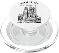 Rock Climbing Climber Ancient Art Fisher Towers Location PopSockets PopGrip for MagSafe