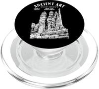 Rock Climbing Climber Ancient Art Fisher Towers Location PopSockets PopGrip for MagSafe