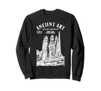 Rock Climbing Climber Ancient Art Fisher Towers Location Sweatshirt