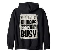 Rock Climbing Climber Bouldering Crag Lovers Outdoor Zip Hoodie