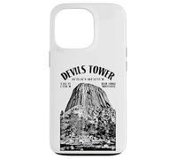 Rock Climbing Climber Devils Tower Bear Lodge Climb Location Case for iPhone 13 Pro