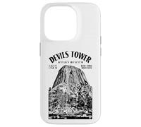Rock Climbing Climber Devils Tower Bear Lodge Climb Location Case for iPhone 14 Pro