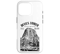 Rock Climbing Climber Devils Tower Bear Lodge Climb Location Case for iPhone 16 Pro