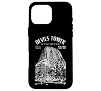 Rock Climbing Climber Devils Tower Bear Lodge Climb Location Case for iPhone 16 Pro Max