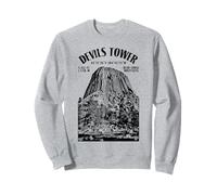 Rock Climbing Climber Devils Tower Bear Lodge Climb Location Sweatshirt