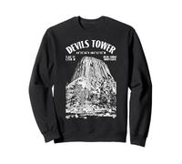Rock Climbing Climber Devils Tower Bear Lodge Climb Location Sweatshirt