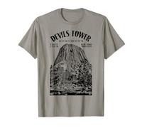 Rock Climbing Climber Devils Tower Bear Lodge Climb Location T-Shirt