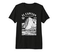 Rock Climbing Climber El Capitan Yosemite Climb Location Premium T-Shirt