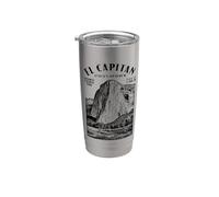 Rock Climbing Climber El Capitan Yosemite Climb Location Stainless Steel Insulated Tumbler