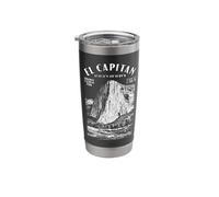 Rock Climbing Climber El Capitan Yosemite Climb Location Stainless Steel Insulated Tumbler