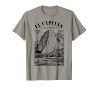 Rock Climbing Climber El Capitan Yosemite Climb Location T-Shirt