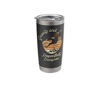 Rock Climbing Climber Gravity and I Respectfully Disagree Stainless Steel Insulated Tumbler