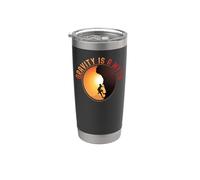 Rock Climbing Climber Gravity is A Myth Stainless Steel Insulated Tumbler