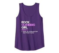 Rock Climbing Girl Climber Chick Athlete Sports Tank Top