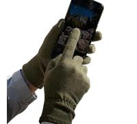 Rock Climbing Gloves,Windproof Cold Weather Gear with Touch Screen,Work Gloves - for Winter Mountain Hiking Trail Walking Camping Travel