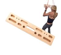 Rock Climbing Hangboard | Heavy Duty Wooden Trainer | Door Mount Training Board for Home Gym, Workout, Fitness, Strengthening and Boulder
