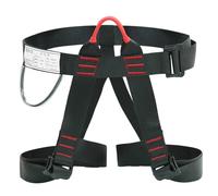 Rock Climbing Harness - Ergonomic Waist Seat Design, Reinforced Webbing Frame, Multi-Point Connection Setup, Heavy Strength Outdoor Rigging Gear | for Firefighting Rope Access Building Repair Outdoor