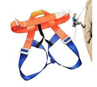 Rock Climbing Harness - Safety Belt, Gear Strap | Adjustable Outdoor Protection for Mountaineering Adventures, Heavy-Duty Support System for Tree Work, Comfortable Fit for Vertical Challenge