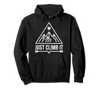 Rock Climbing Just Climb It Mountain Tee Pullover Hoodie