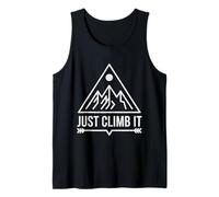 Rock Climbing Just Climb It Mountain Tee Tank Top
