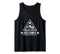 Rock Climbing Just Climb It Mountain Tee Tank Top