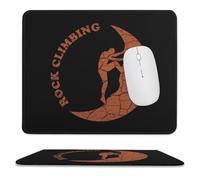 Rock Climbing Mouse Pad Waterproof Ultra-Thin Non-Slip Rubber Base Square Mouse Mat Gaming Mousepad 9.8"x11.8"