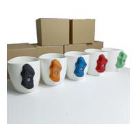 Rock Climbing Mug - Rock Climbing Gifts - Climber Hold Mug - Mountain Climbing Accessories - Pinch Hold Mug -cdsx
