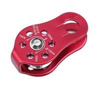 Rock Climbing Pulley - Aluminum Rappelling Pulley - 20KN Rope Pulley For Rock Climbing, Single Sheave Outdoor Survival Tool Fixed Pulley For Efficient Lifting