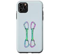 Rock climbing quickdraws with opposing gates Case for iPhone 11 Pro Max