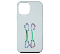 Rock climbing quickdraws with opposing gates Case for iPhone 12 mini