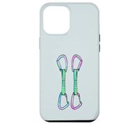 Rock climbing quickdraws with opposing gates Case for iPhone 12 Pro Max