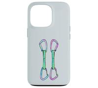 Rock climbing quickdraws with opposing gates Case for iPhone 13 Pro
