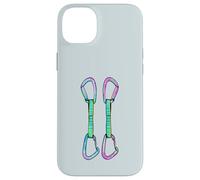 Rock climbing quickdraws with opposing gates Case for iPhone 14 Plus