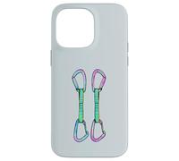 Rock climbing quickdraws with opposing gates Case for iPhone 14 Pro Max