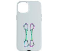 Rock climbing quickdraws with opposing gates Case for iPhone 15 Plus