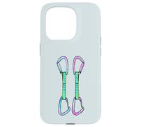 Rock climbing quickdraws with opposing gates Case for iPhone 15 Pro