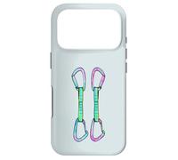 Rock climbing quickdraws with opposing gates Case for iPhone 17 Pro